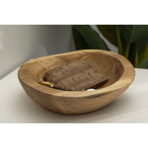 Mauro Ferretti Cuenco decorativo Tipic Ø 25x5 cm marrón