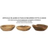 Mauro Ferretti Cuenco decorativo Tipic Ø 25x5 cm marrón