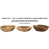 Mauro Ferretti Cuenco decorativo Tipic Ø 25x5 cm marrón