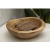 Mauro Ferretti Cuenco decorativo Tipic Ø 25x5 cm marrón