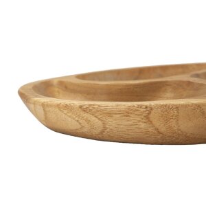 Mauro Ferretti Cuenco decorativo de 3 piezas Ø 25,5x3 cm marrón