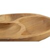 Mauro Ferretti Cuenco decorativo de 3 piezas Ø 25,5x3 cm marrón