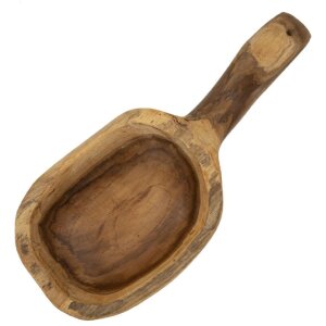 Mauro Ferretti cuenco decorativo cuchara 36x16x8 cm marrón