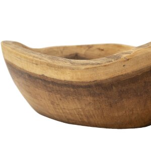 Mauro Ferretti cuenco decorativo cuchara 36x16x8 cm marrón