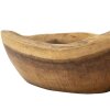Mauro Ferretti cuenco decorativo cuchara 36x16x8 cm marrón
