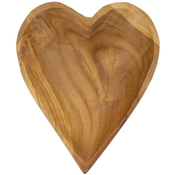 Comprar Mauro Ferretti Kiha cuenco decorativo en forma de corazón 18x22x4,5 cm