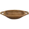 Mauro Ferretti cuenco decorativo Wan 37x26.5x7 cm marrón