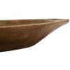 Mauro Ferretti cuenco decorativo Wan 37x26.5x7 cm marrón