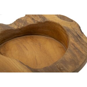 Mauro Ferretti Erusi cuenco decorativo Ø 20x6 cm marrón