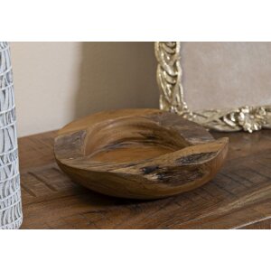 Mauro Ferretti Erusi cuenco decorativo Ø 20x6 cm marrón