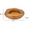Mauro Ferretti Erusi cuenco decorativo Ø 20x6 cm marrón