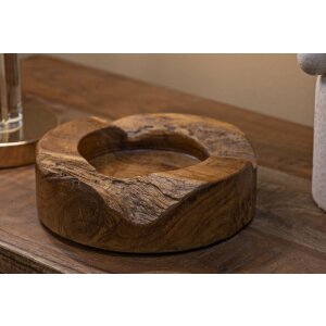 Mauro Ferretti Erusi Plus cuenco decorativo Ø 21x6 cm marrón