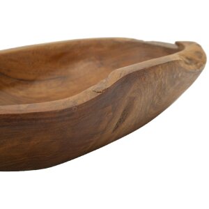 Mauro Ferretti cuenco decorativo Narro 30x15x5,5 cm marrón