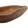 Mauro Ferretti cuenco decorativo Narro 30x15x5,5 cm marrón