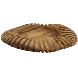Mauro Ferretti cuenco decorativo Geris Ø 35x7 cm marrón