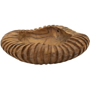Mauro Ferretti cuenco decorativo Geris Ø 29x7 cm marrón
