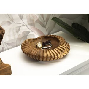 Mauro Ferretti cuenco decorativo Geris Ø 29x7 cm marrón