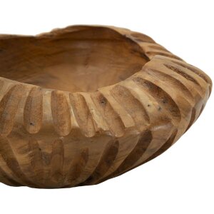 Mauro Ferretti cuenco decorativo Geris Ø19x8 cm marrón