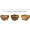 Mauro Ferretti Butot cuenco decorativo Ø15x8 cm marrón