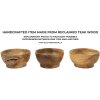 Mauro Ferretti Butot cuenco decorativo Ø15x8 cm marrón
