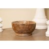 Mauro Ferretti Butot cuenco decorativo Ø15x8 cm marrón