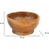 Mauro Ferretti Butot cuenco decorativo Ø15x8 cm marrón