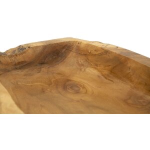 Mauro Ferretti Kutak cuenco decorativo 25x19x7 cm marrón