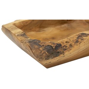 Mauro Ferretti Kutak cuenco decorativo 25x19x7 cm marrón