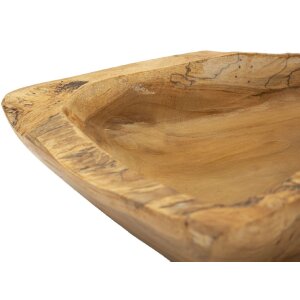 Mauro Ferretti Kutak cuenco decorativo 25x19x7 cm marrón