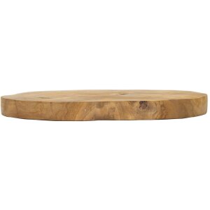 Mauro Ferretti bol decorativo Pokon Ø 25x2 cm marrón