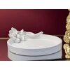 Mauro Ferretti Magnolia cuenco decorativo 24x21x6 cm blanco