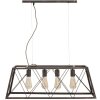 Lámpara de techo industrial Mauro Ferretti 78x30x26,5 cm oscura