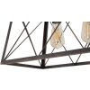 Lámpara de techo industrial Mauro Ferretti 78x30x26,5 cm oscura