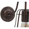 Mauro Ferretti aplique industrial E27 33x15x27,5 cm oscuro