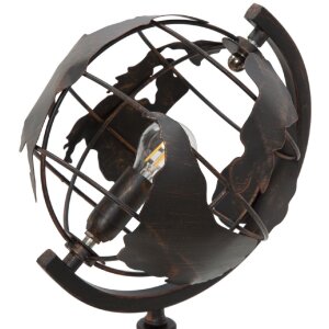 Mauro Ferretti lámpara de mesa world economy E14 24x20x40 cm oscuro
