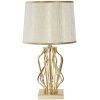 Mauro Ferretti lámpara de mesa Glam X E27 Ø 30x52 cm crema dorada