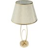 Mauro Ferretti lámpara de mesa Glam Flush E27 Ø 30x58 cm crema dorada