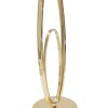 Mauro Ferretti lámpara de mesa Glam Flush E27 Ø 30x58 cm crema dorada