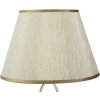 Mauro Ferretti lámpara de mesa Glam Flush E27 Ø 30x58 cm crema dorada