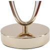 Mauro Ferretti lámpara de mesa Glam Flush E27 Ø 24x47 cm crema dorada
