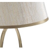 Mauro Ferretti lámpara de mesa Glam Flush E27 Ø 24x47 cm crema dorada