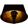 Mauro Ferretti Lámpara de mesa Manhattan Single E27 Ø 21x64 cm cobre negro