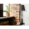 Mauro Ferretti Lámpara de mesa Manhattan Single E27 Ø 21x64 cm cobre negro