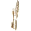 Aplique Mauro Ferretti Simple Glam E27 28,5x8x46 cm dorado