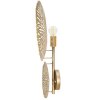 Aplique Mauro Ferretti Simple Glam E27 28,5x8x46 cm dorado