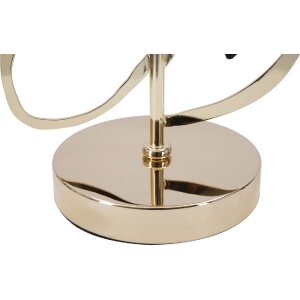 Mauro Ferretti lámpara de mesa Glam Harts E27 Ø 30x54,5 cm oro negro