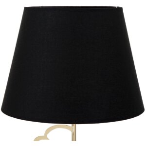 Mauro Ferretti lámpara de mesa Glam Harts E27 Ø 30x54,5 cm oro negro