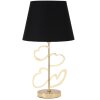 Mauro Ferretti lámpara de mesa Glam Harts E27 Ø 30x54,5 cm oro negro