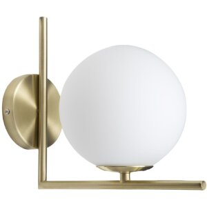 Mauro Ferretti aplique Glamy E14 15x25x22 cm oro blanco