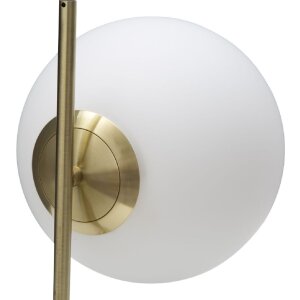Mauro Ferretti lámpara de mesa Glamy Low E14 25x25x27 cm oro blanco